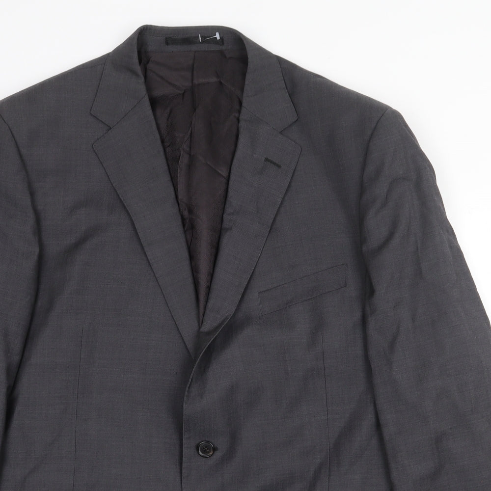 Marks and Spencer Mens Grey Wool Jacket Suit Jacket Size 44 Regular