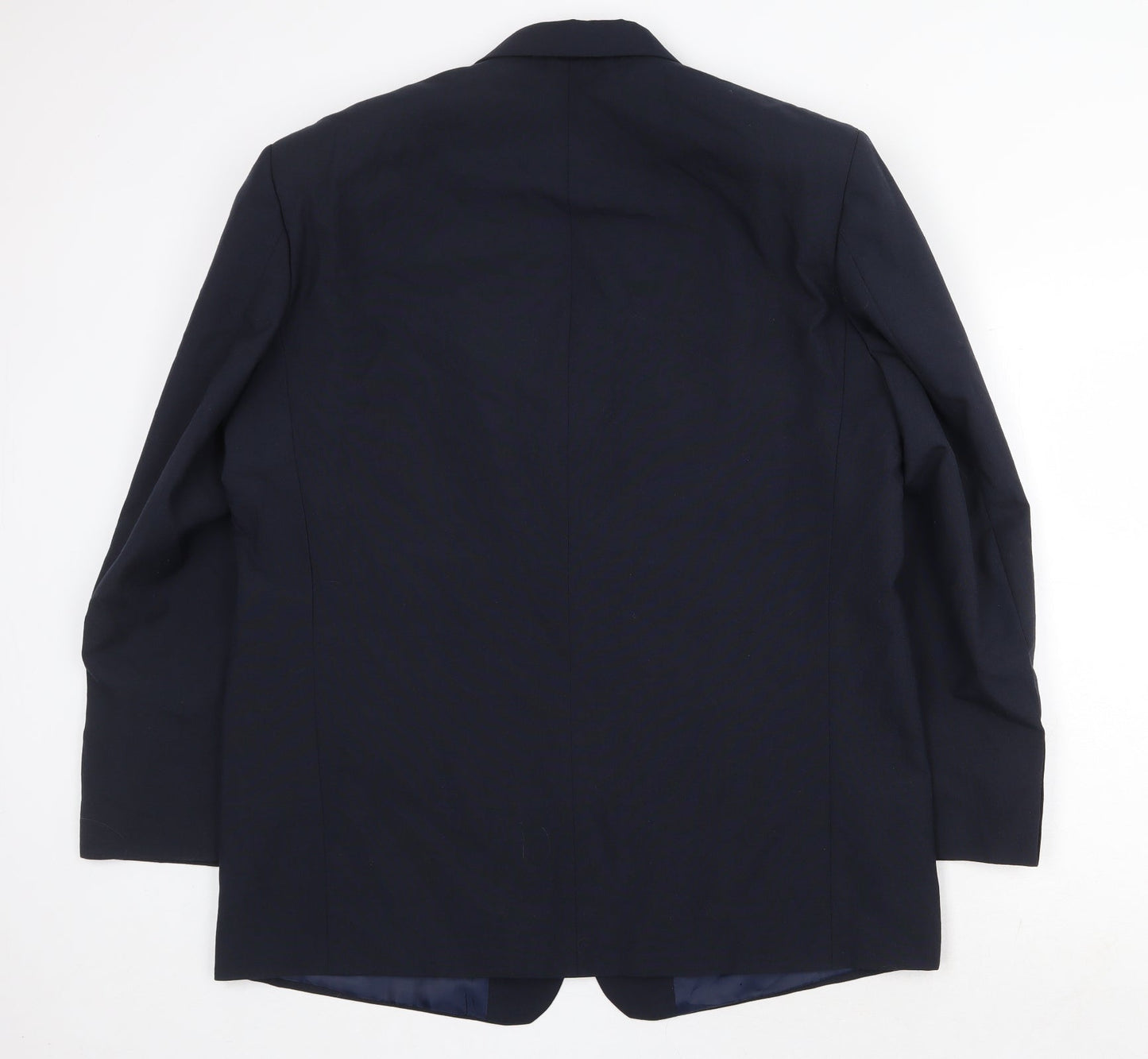 Premier Man Mens Blue Polyester Jacket Suit Jacket Size 44 Regular