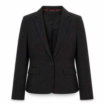 Oasis Womens Black Polyester Jacket Blazer Size 14 Button