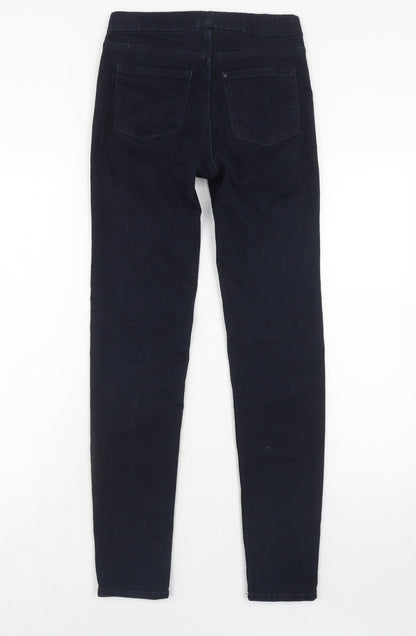 H&M Womens Blue Cotton Jegging Jeans Size 6 Regular