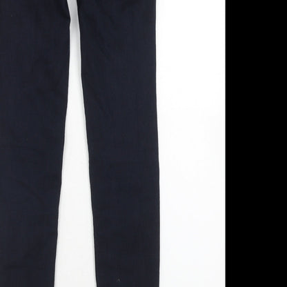 H&M Womens Blue Cotton Jegging Jeans Size 6 Regular