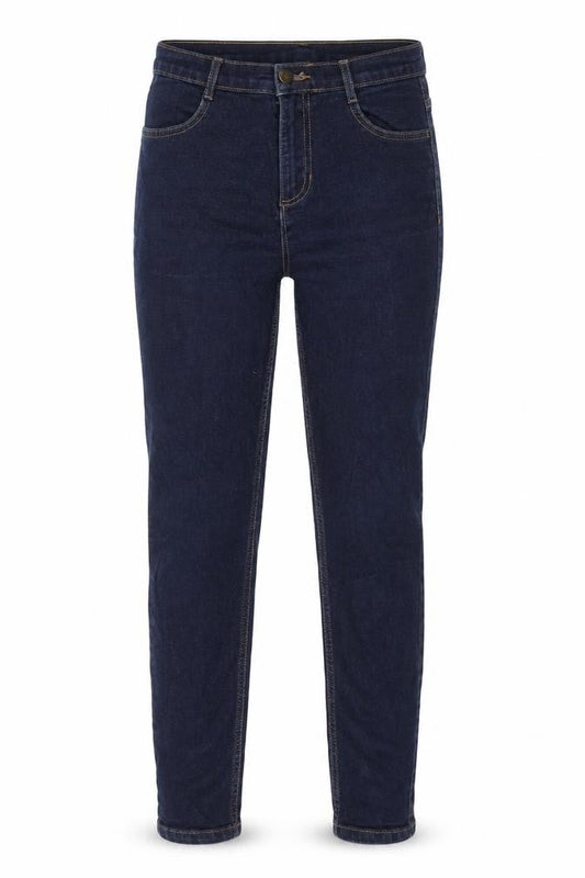 Marks & Spencer Womens Blue Cotton Skinny Jeans Size 8 Regular Zip