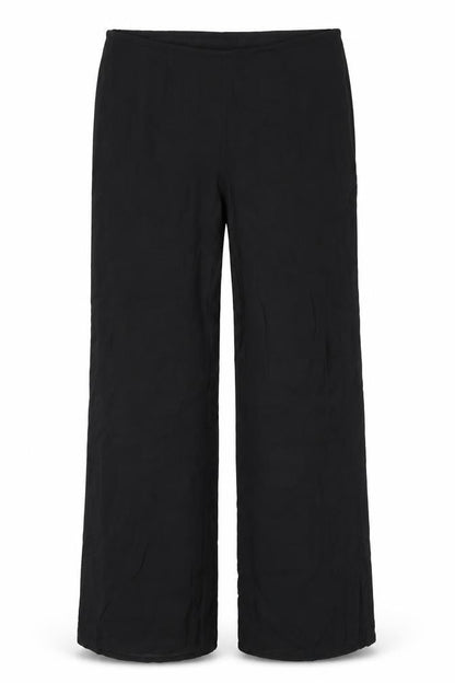 Next Womens Black Polyester Trousers Size 10 Regular Zip