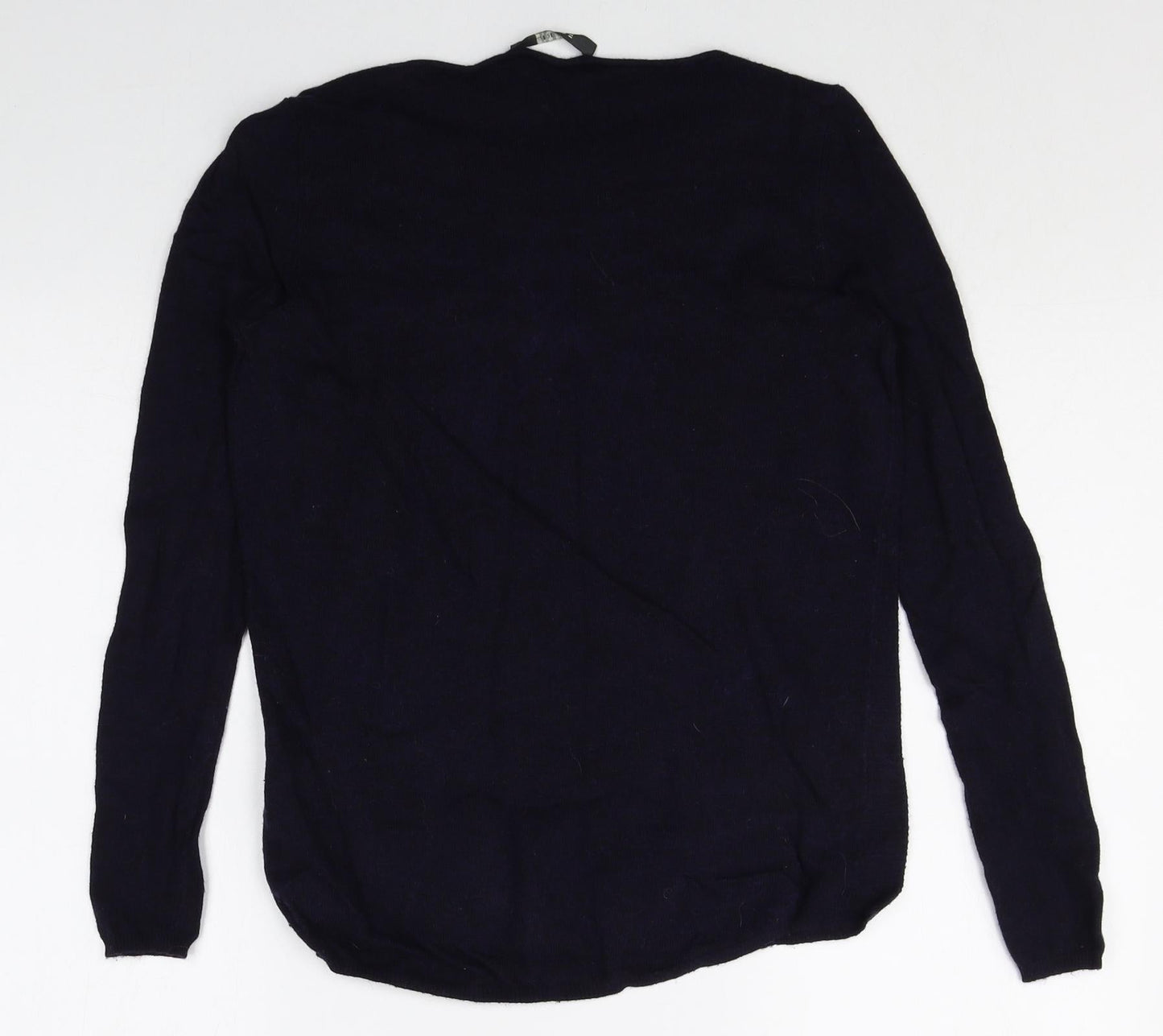 Esprit Womens Blue Boat Neck Polyamide Pullover Jumper Size XS Pullover