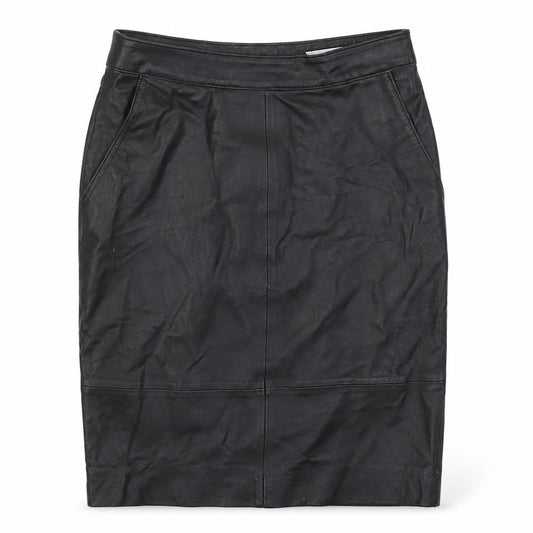 Gestuz Womens Black Polyester Straight & Pencil Skirt Size 6 Zip