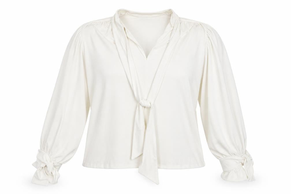 Mango Womens White Polyester Basic Blouse Size M V-Neck