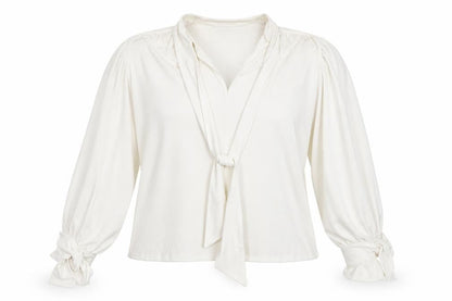 Mango Womens White Polyester Basic Blouse Size M V-Neck