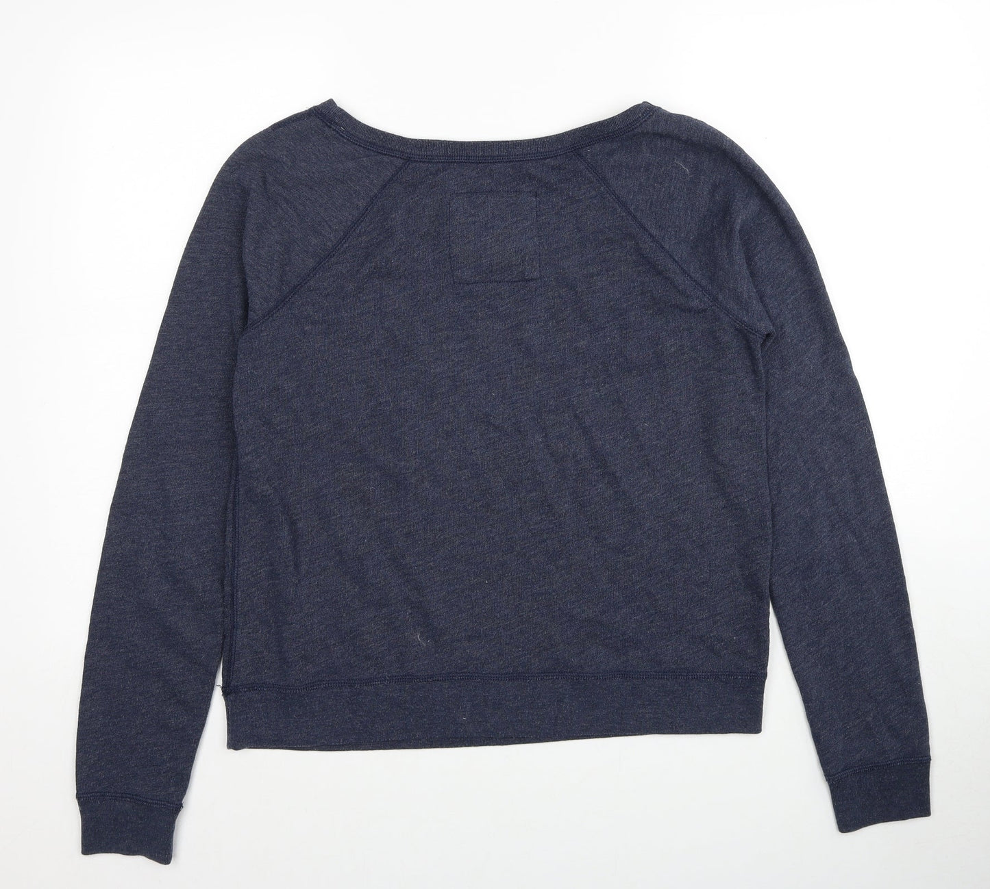 Gilly Hicks Womens Blue Cotton Pullover Sweatshirt Size M Pullover - Smiley Face Print