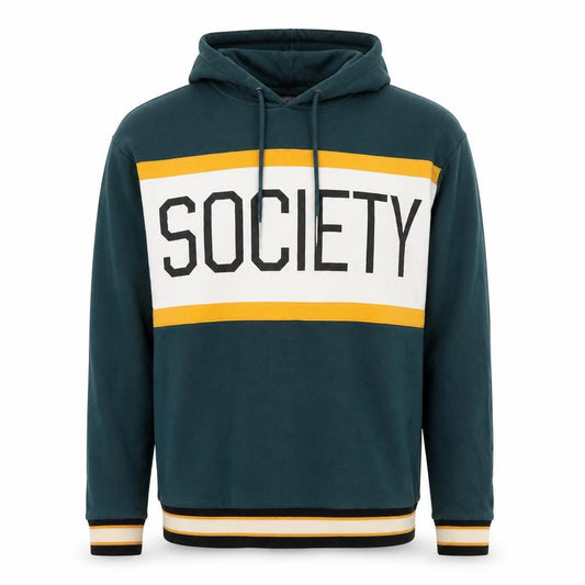 ASOS Mens Green Cotton Pullover Hoodie Size XS - Society