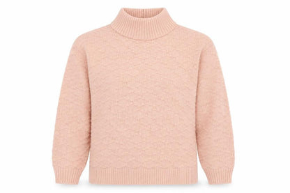 Next Womens Pink High Neck Acrylic Pullover Jumper Size S