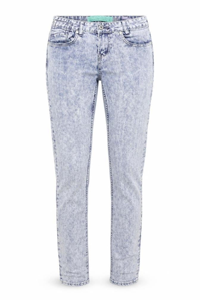 Preworn Womens Blue Cotton Skinny Jeans Size 28 in Regular Zip