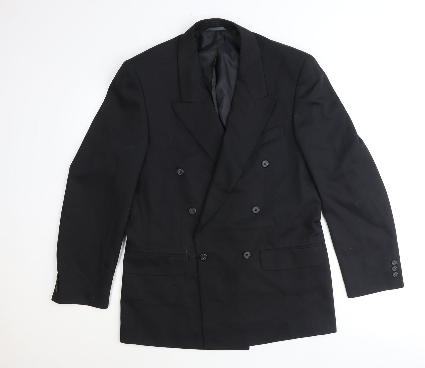 Burton Mens Black Polyester Jacket Suit Jacket Size 40 Regular