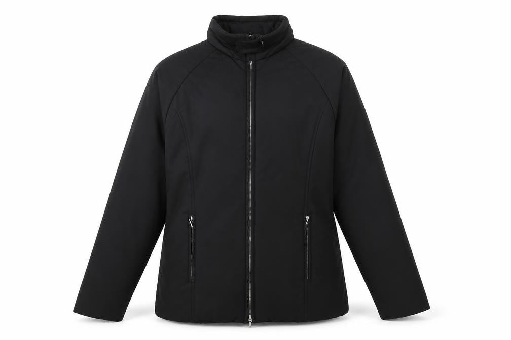Style Womens Black Jacket Size 12 Zip