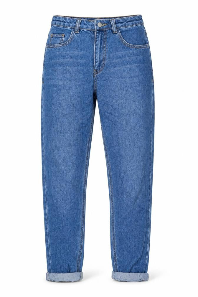 Uncivilised Womens Blue Cotton Skinny Jeans Size 26 in Regular Zip - Turn Up