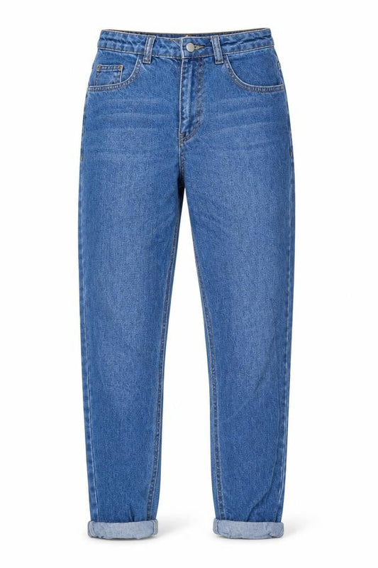 Uncivilised Womens Blue Cotton Skinny Jeans Size 26 in Regular Zip - Turn Up