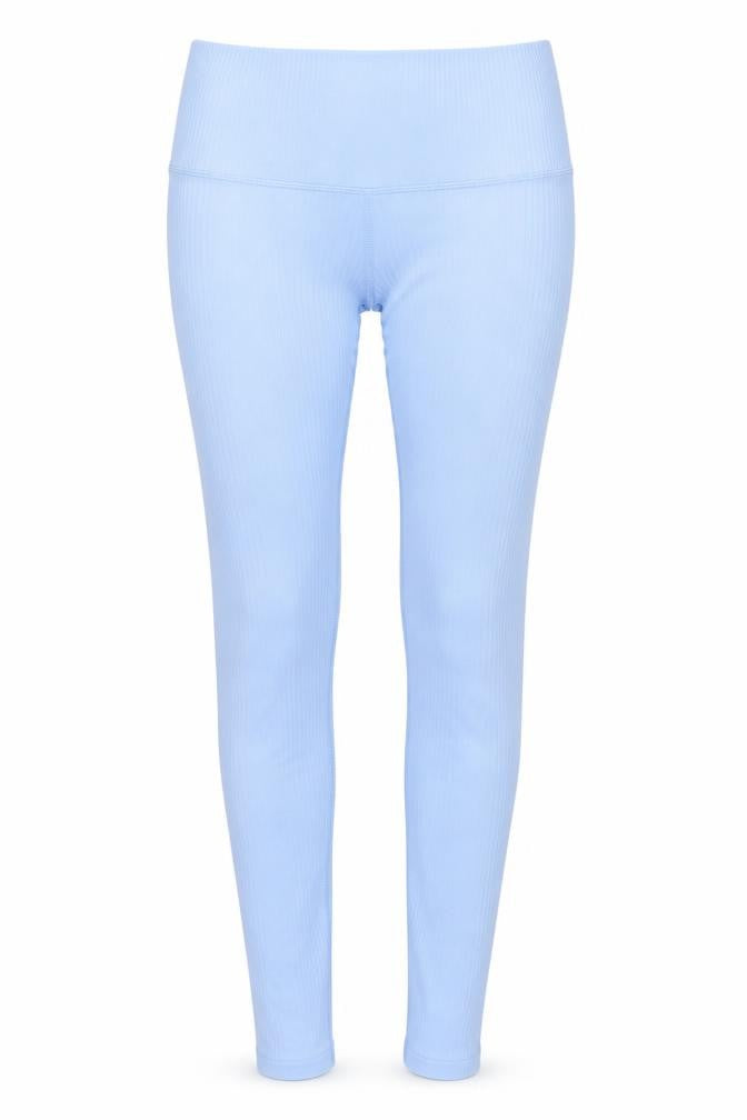 Mango Womens Blue Polyester Compression Leggings Size S Regular Pullover