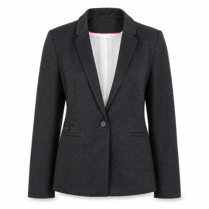 NEXT Womens Grey Polyester Jacket Suit Jacket Size 14