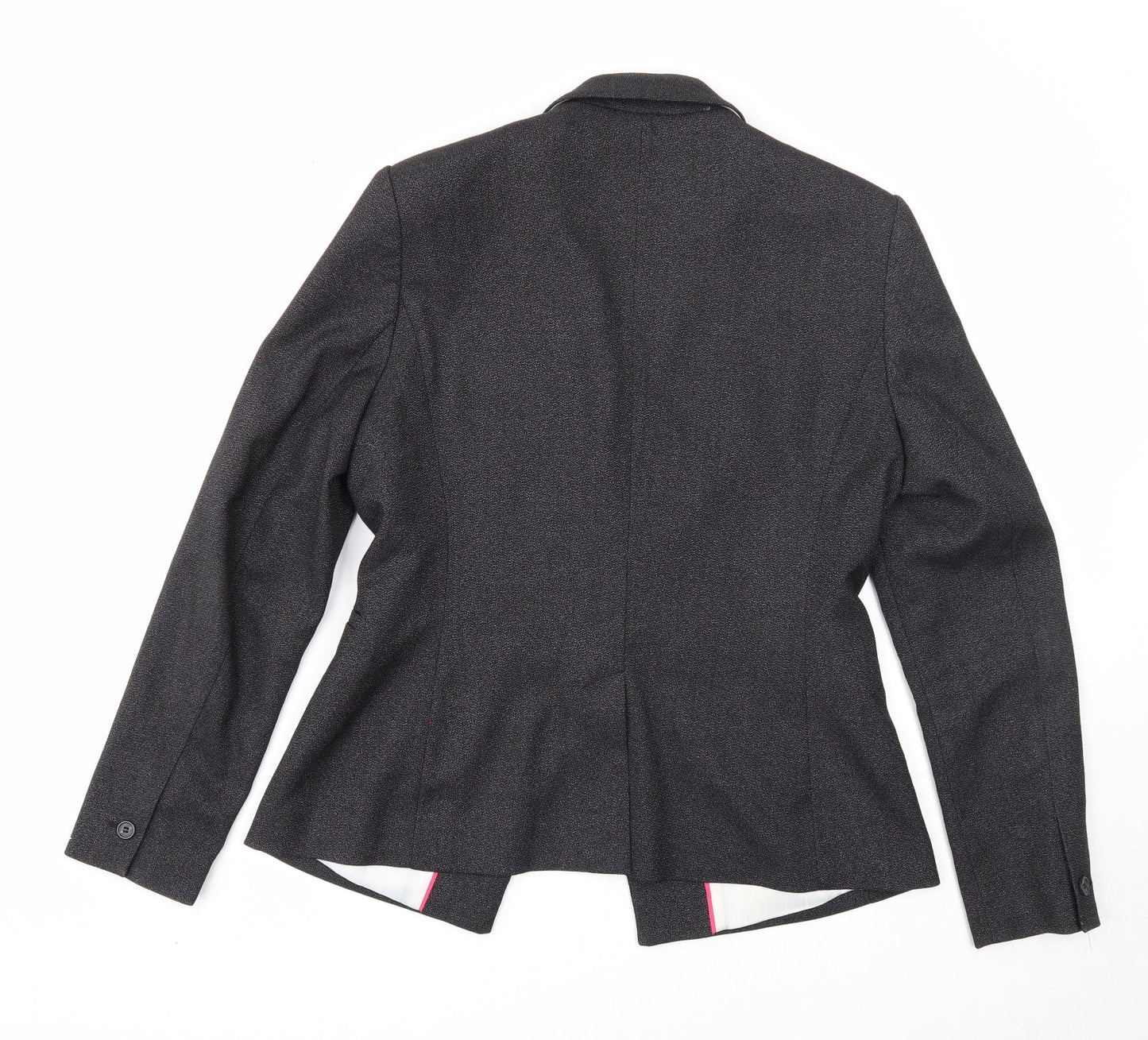 NEXT Womens Grey Polyester Jacket Suit Jacket Size 14
