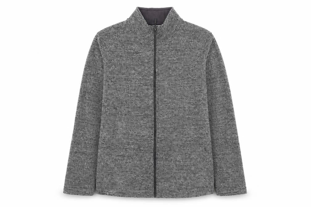 Marks & Spencer Womens Grey Jacket Size 12 Zip