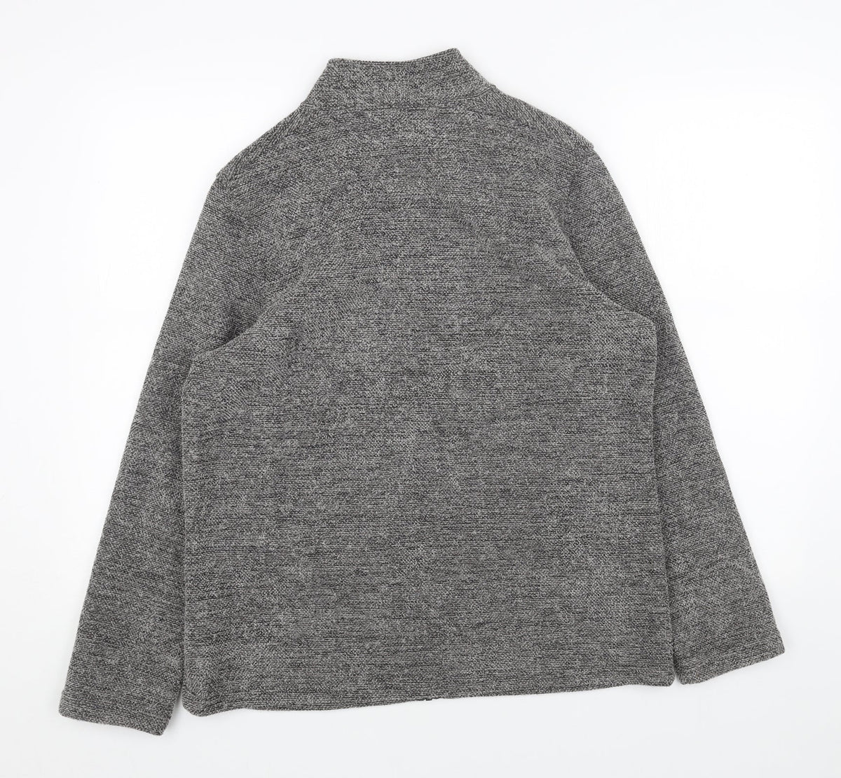 Marks & Spencer Womens Grey Jacket Size 12 Zip