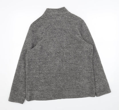 Marks & Spencer Womens Grey Jacket Size 12 Zip