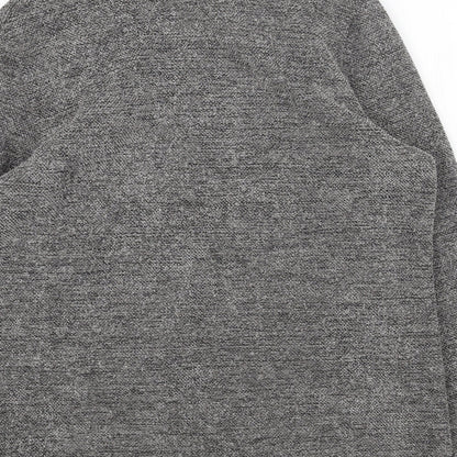 Marks & Spencer Womens Grey Jacket Size 12 Zip