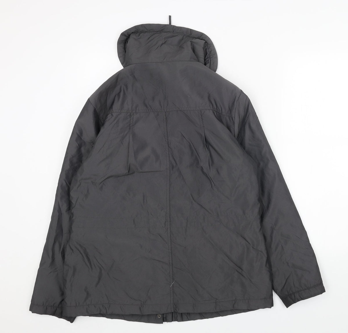 Marks & Spencer Womens Grey Jacket Size 14 Zip