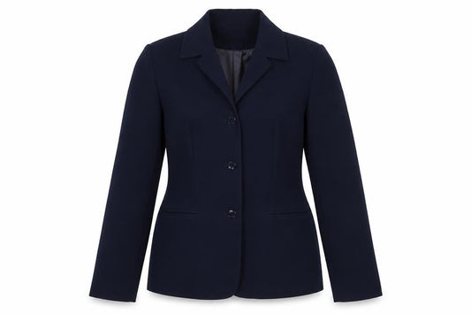AMARANTO Womens Blue Cotton Jacket Suit Jacket Size S