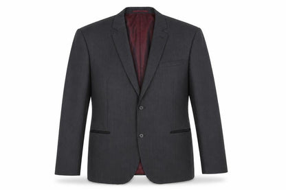 Next Mens Grey Striped Cotton Jacket Suit Jacket Size 44 Regular