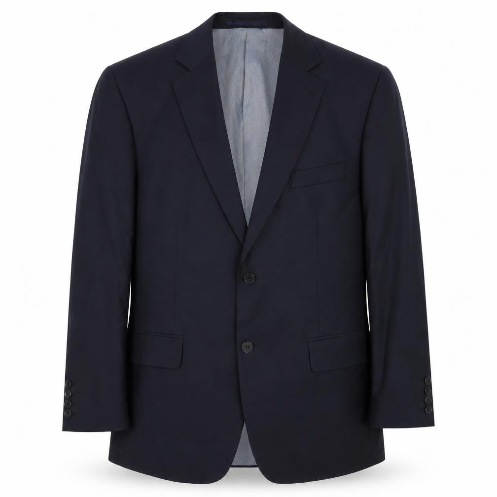 Stvdio Mens Blue Wool Jacket Suit Jacket Size 40 Regular