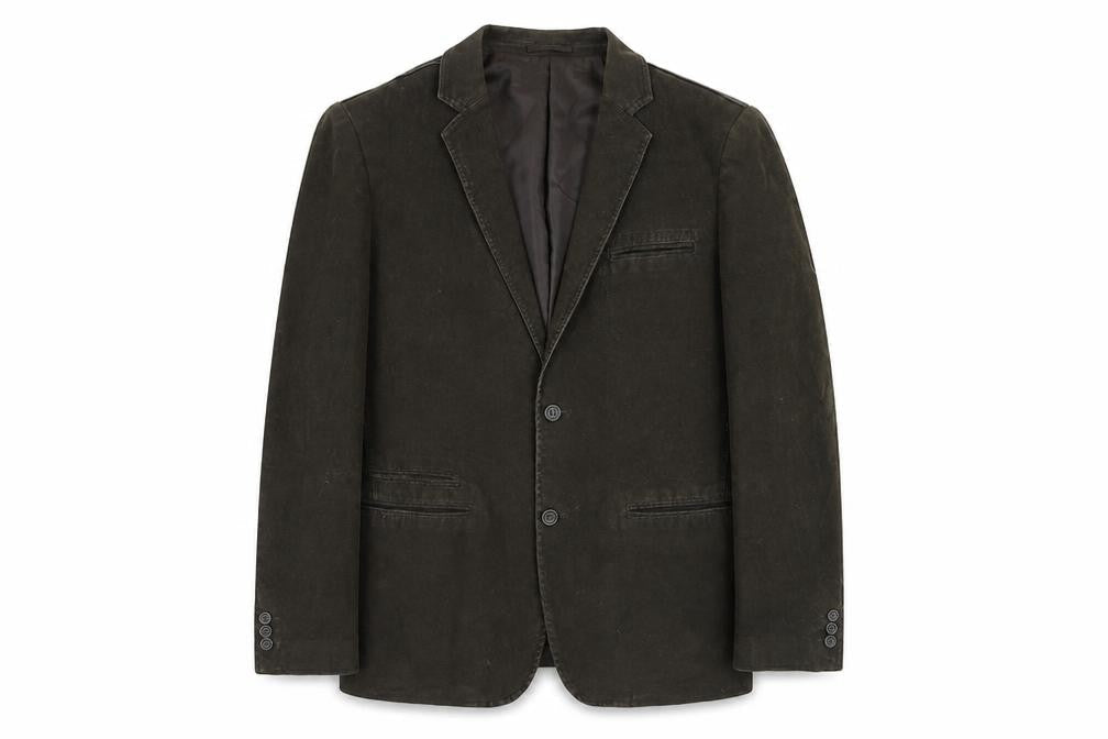 Cedarwood State Mens Brown Polyester Jacket Blazer Size 44 Regular