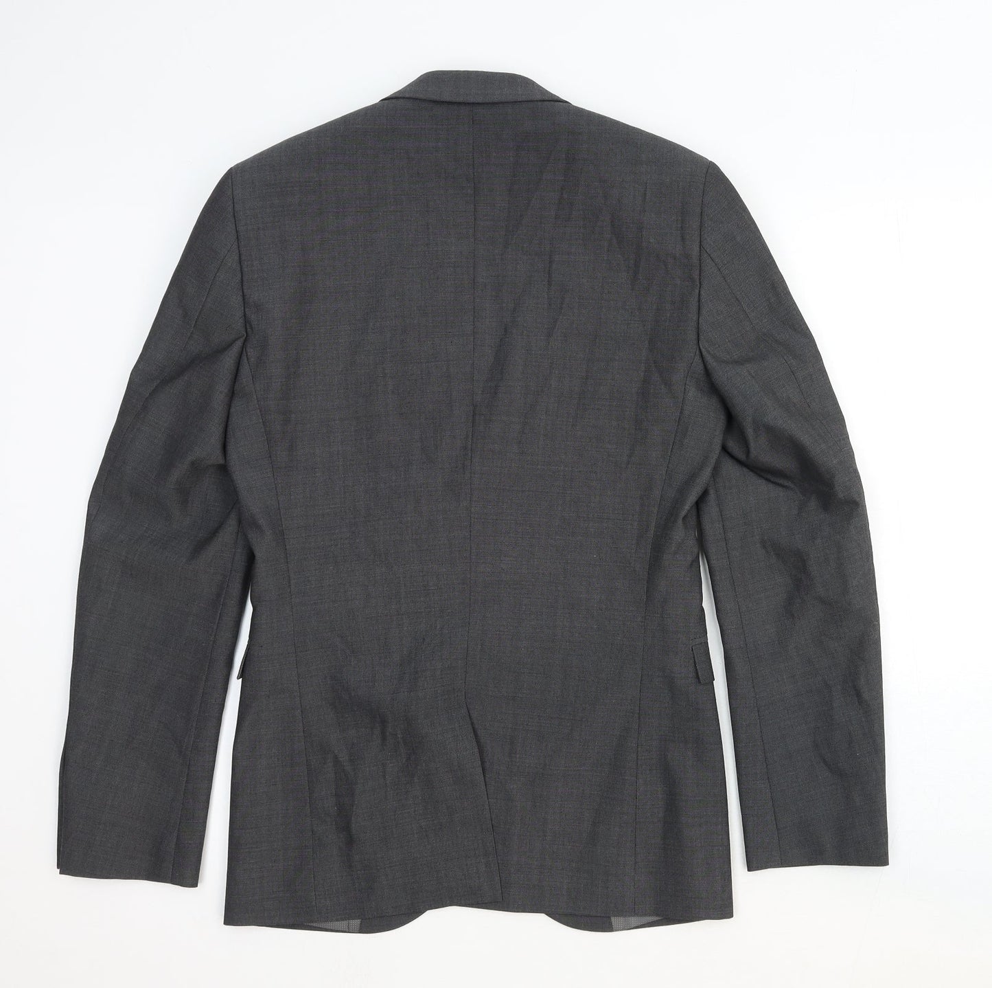 NEXT Mens Grey Wool Jacket Suit Jacket Size 34 Regular