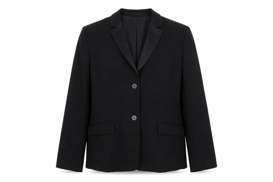 Country Road Womens Black Wool Jacket Suit Jacket Size 12
