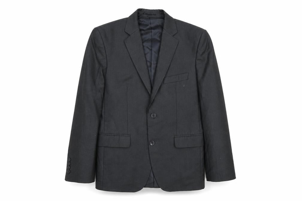 Frencheye Mens Grey Wool Jacket Suit Jacket Size 38 Regular