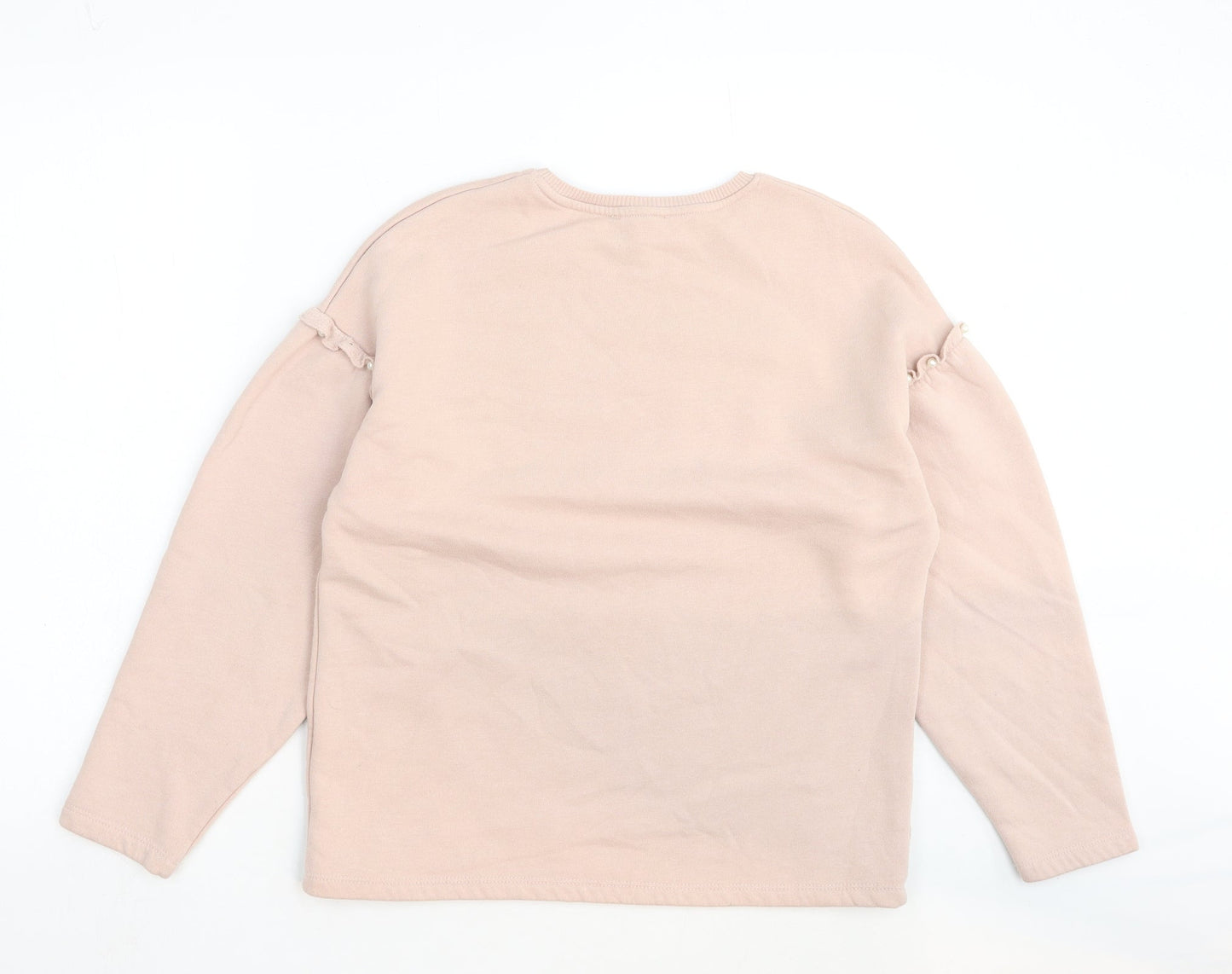 Papaya Womens Pink Cotton Pullover Sweatshirt Size S Pullover - Love