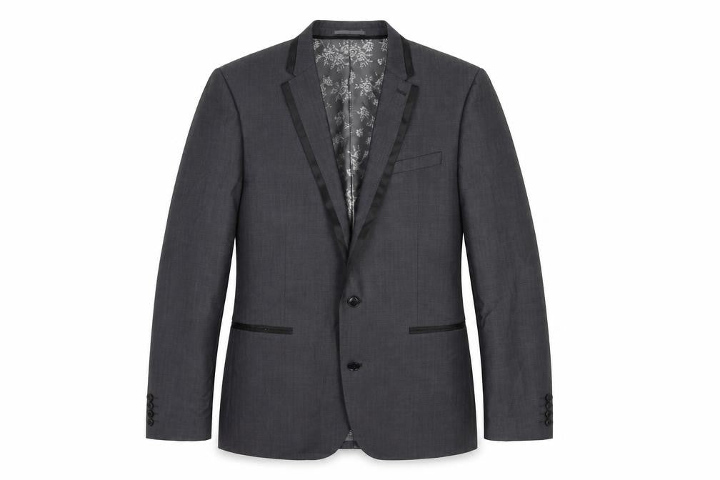 NEXT Mens Grey Wool Jacket Suit Jacket Size 40 Regular