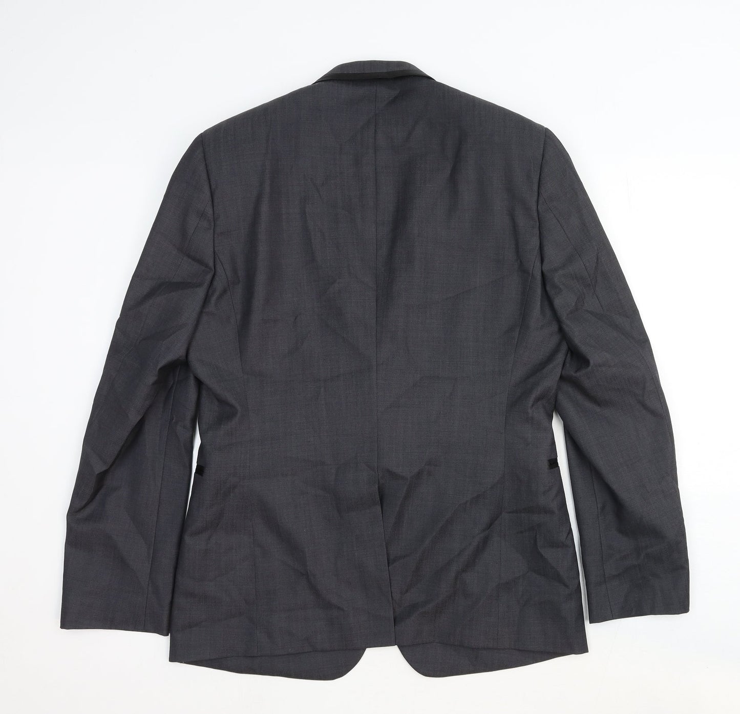 NEXT Mens Grey Wool Jacket Suit Jacket Size 40 Regular