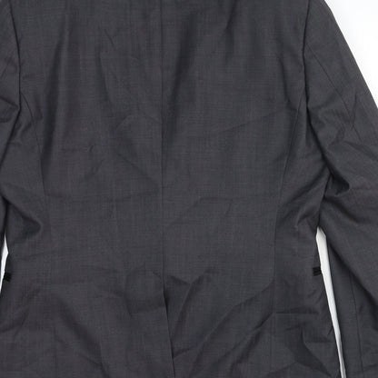 Next Mens Grey Wool Jacket Suit Jacket Size 40 Regular