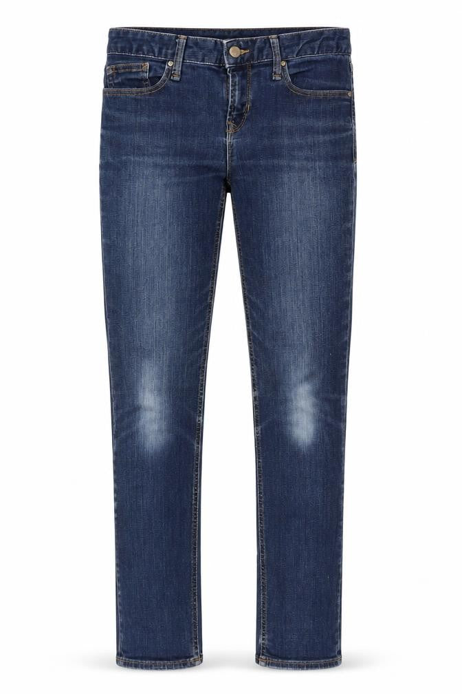 Gap Womens Blue Cotton Skinny Jeans Size 27 in Regular Zip