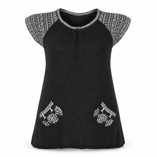 Fashion Friends Womens Grey Geometric Acrylic T-Shirt Dress Size XL Round Neck Pullover