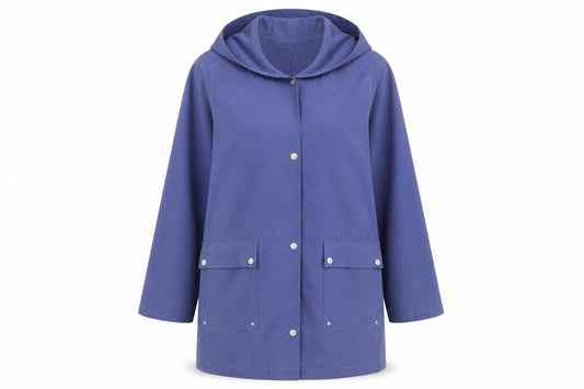 Dannimac Womens Purple Pea Coat Coat Size S Snap