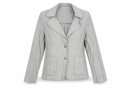 Marks & Spencer Womens Grey Jacket Blazer Size 12 Button