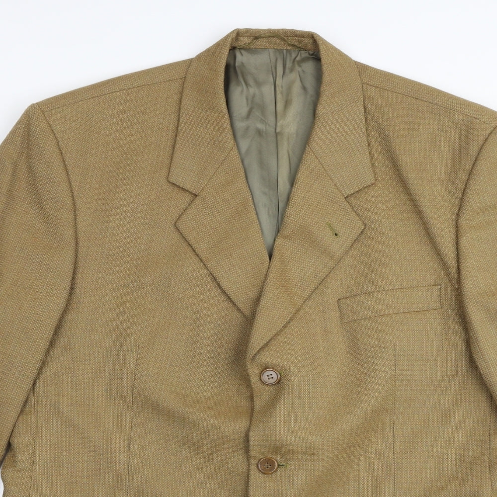Skopes Mens Brown Polyester Jacket Suit Jacket Size 42 Regular
