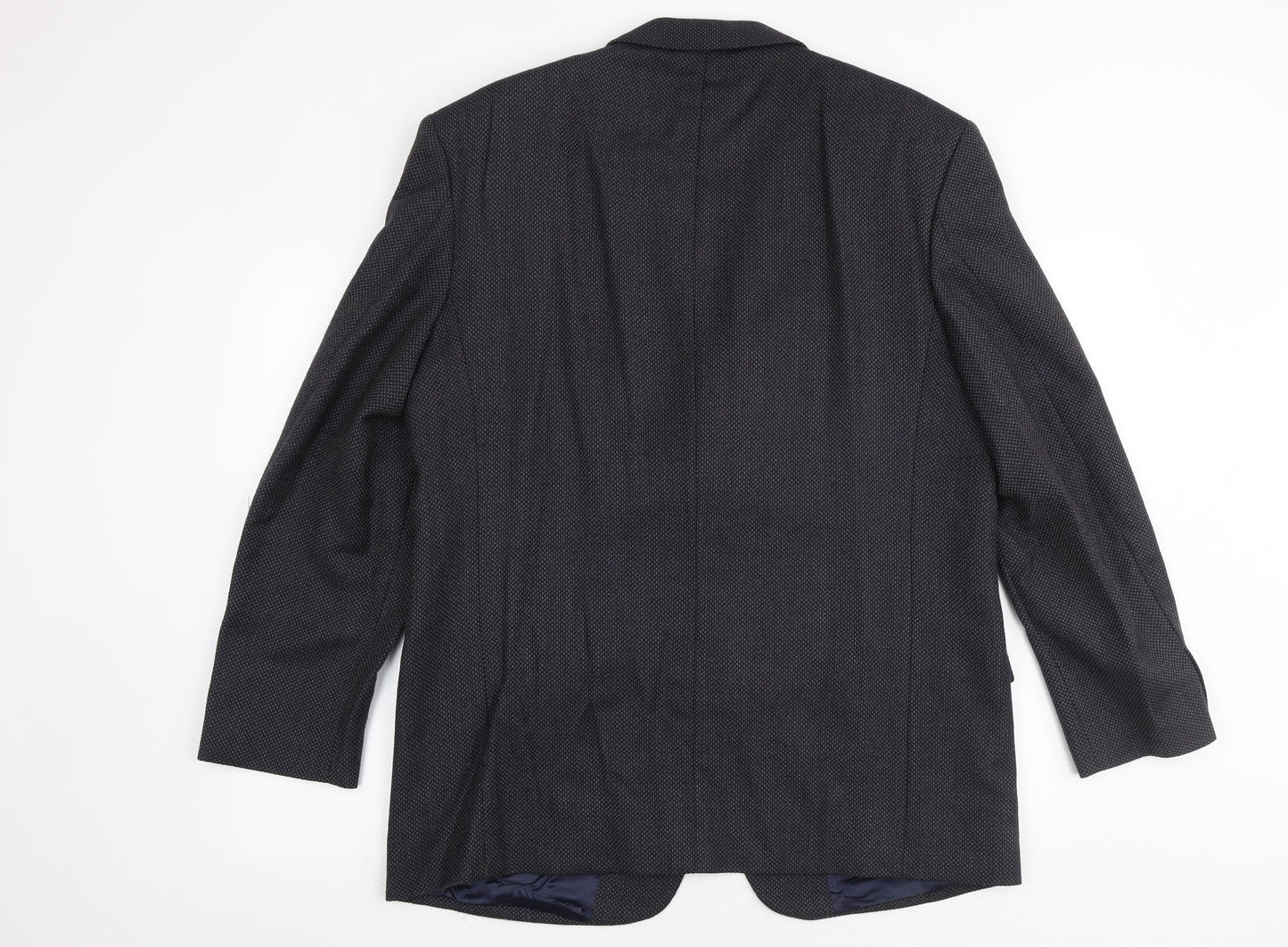 Wolsey Mens Blue Wool Jacket Suit Jacket Size 42 Regular
