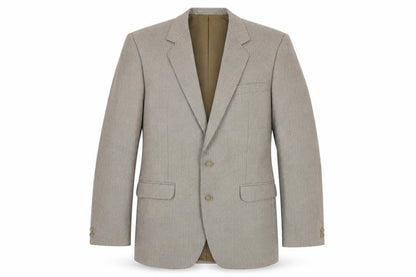 Hepsworth Mens Beige Striped Wool Jacket Suit Jacket Size 38 Regular