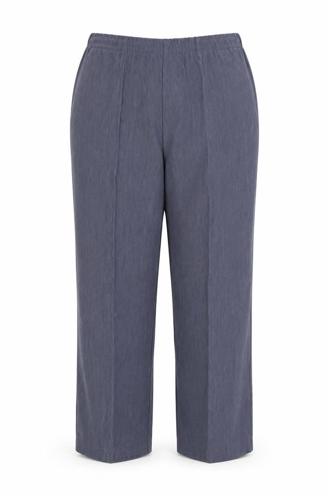 Classic Womens Grey Polyester Trousers Size 22 L22 in Regular