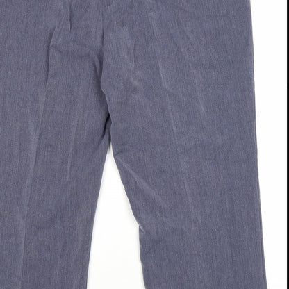 Classics Womens Grey Polyester Trousers Size 22 L22 in Regular