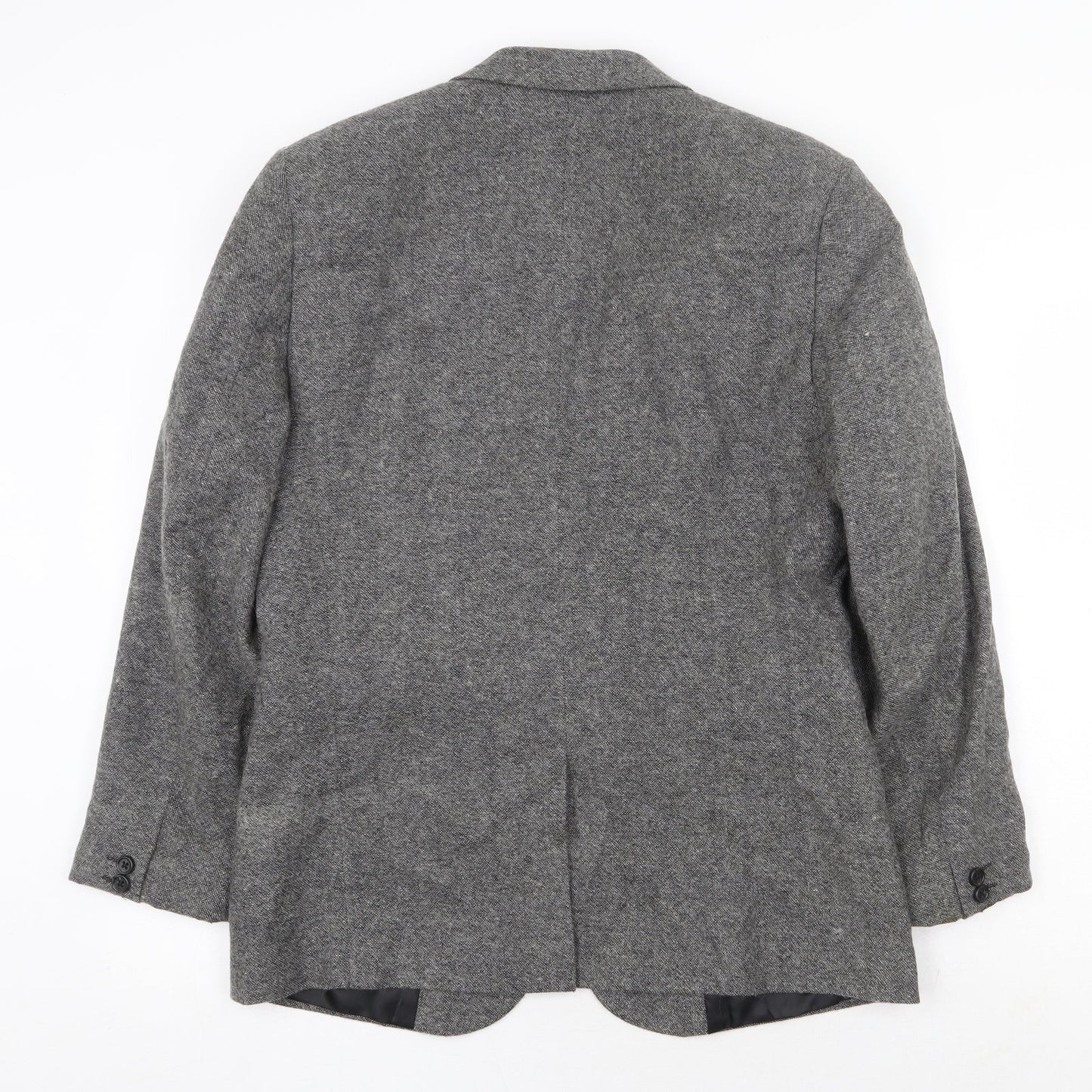 Cedar Wood State Mens Grey Acrylic Jacket Blazer Size M Regular