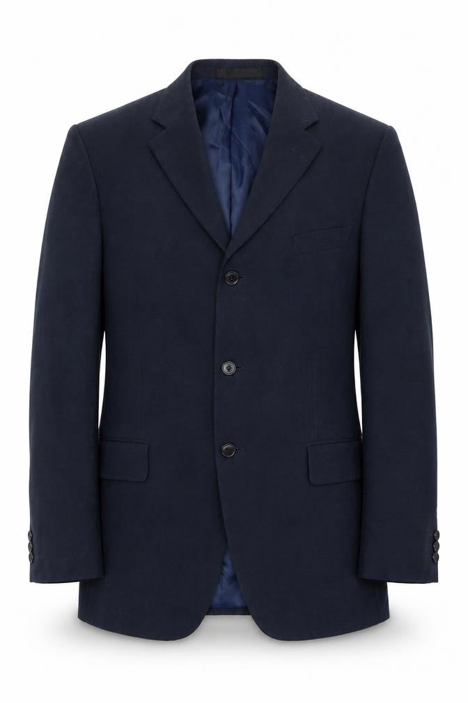 Marks & Spencer Mens Blue Polyester Jacket Suit Jacket Size 40 Regular