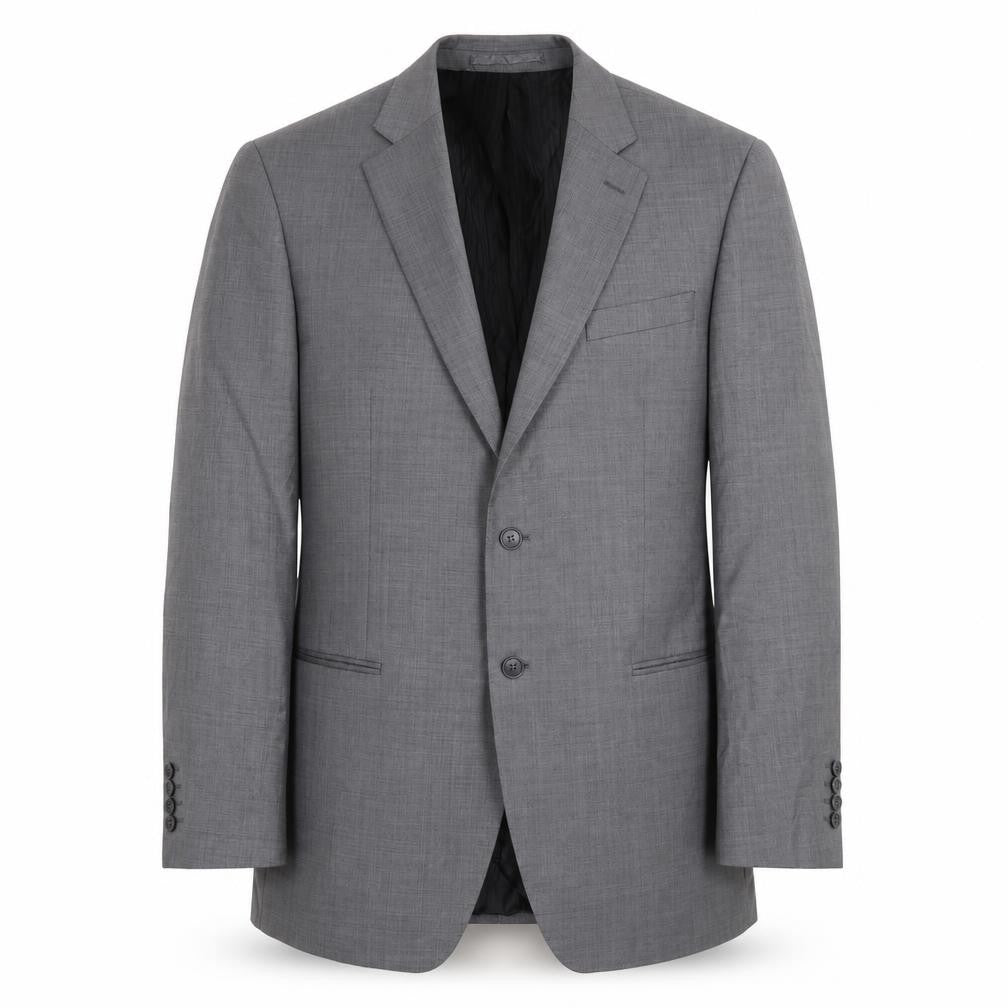 Lancifo Mens Grey Wool Jacket Suit Jacket Size 44 Regular